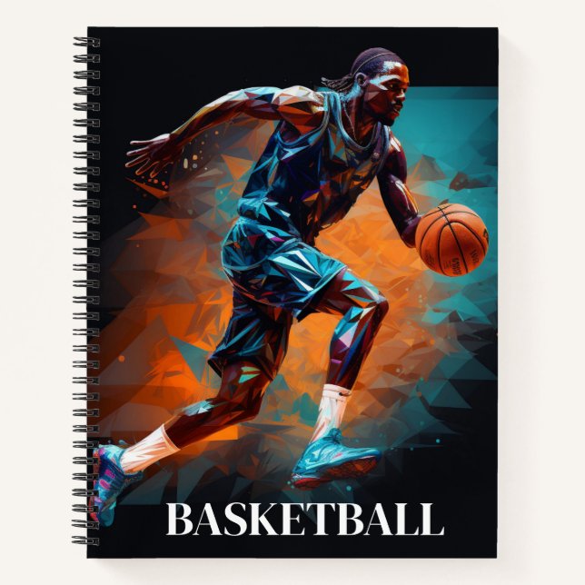 Basketball-Player Notizbuch (Vorderseite)
