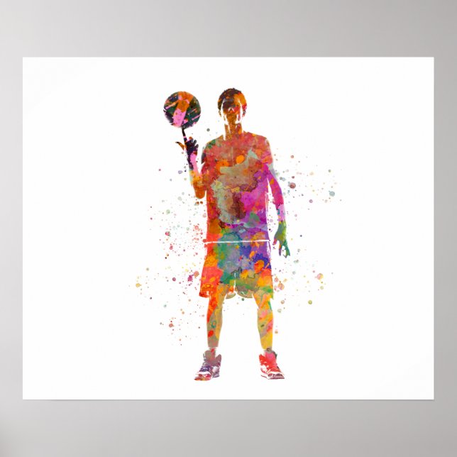 Basketball player poster (Vorne)