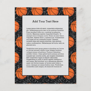 Basketball Player Sport Ball Eleganter Schwarzer G Flyer