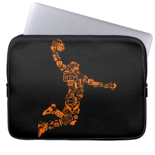 Basketball Player Vintage Laptopschutzhülle