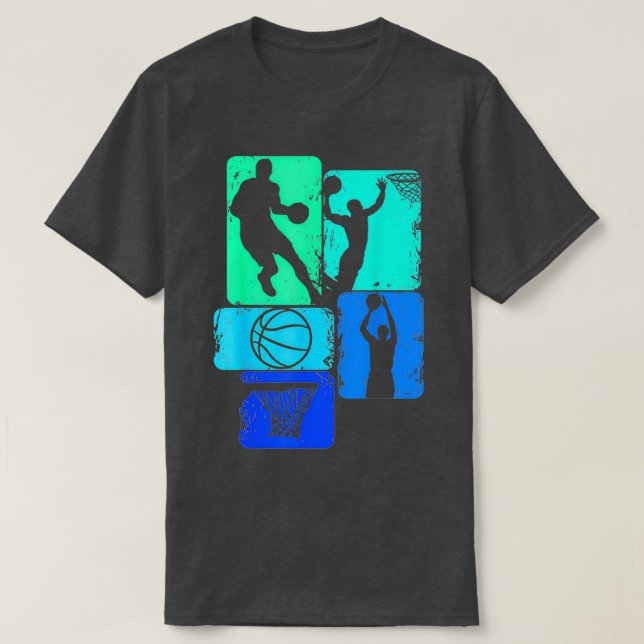 Basketball Players Boys Kinder Männer1 T-Shirt (Design vorne)