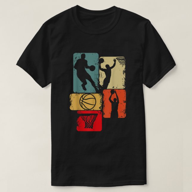 Basketball Players Boys Kinder Männer T-Shirt (Design vorne)