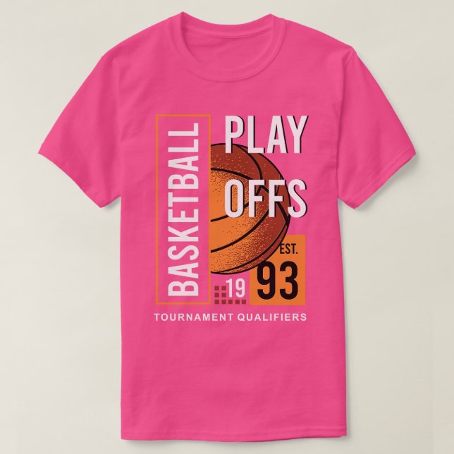Basketball-Playoffs T-Shirt (Design vorne)