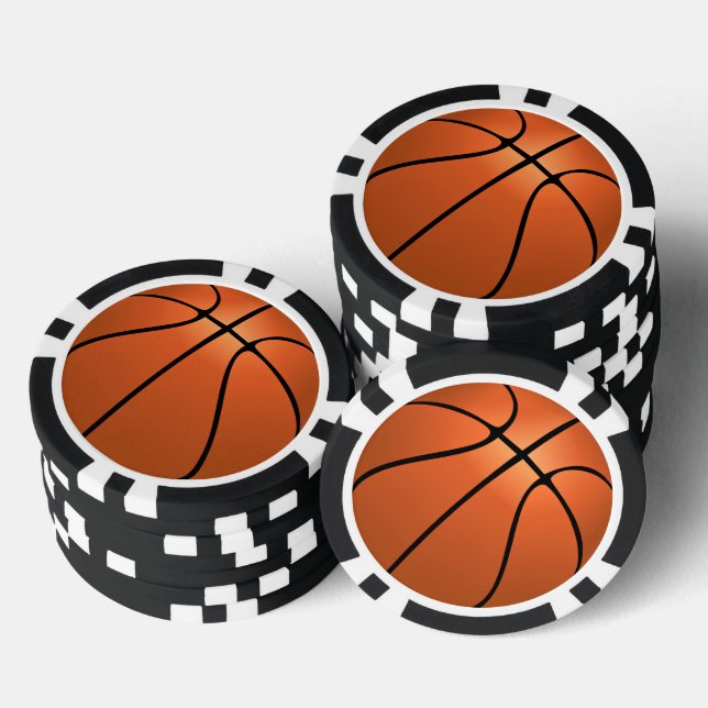 Basketball Poker Chips (Stapel)