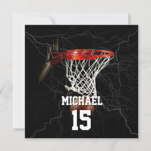 Basketball Pop hinzufügen Feiertagskarte