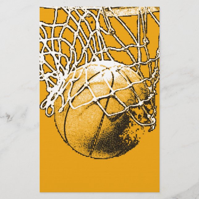 Basketball Pop Kunst (Vorderseite)