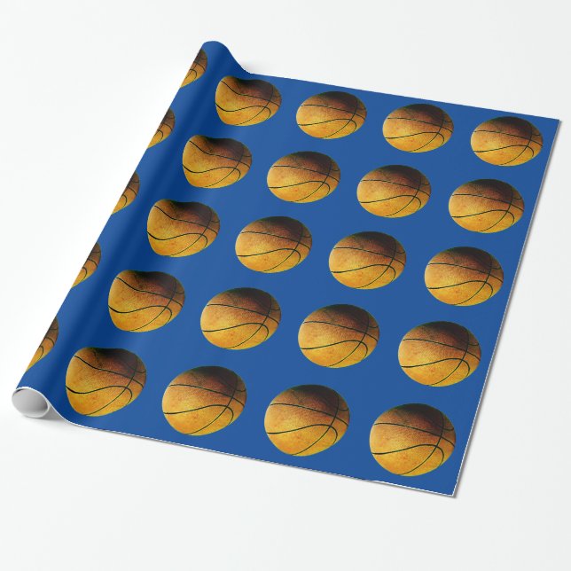 Basketball Pop Kunst Geschenkpapier (Ungerollt)
