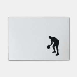 Basketball-Post-Itanmerkungen Post-it Klebezettel