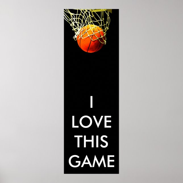 Basketball Poster - Panoramaposter (Vorne)