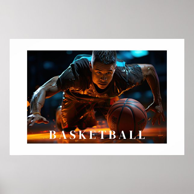 Basketball-Poster Poster (Vorne)