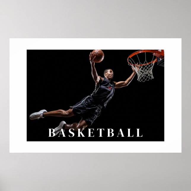 Basketball-Poster Poster (Vorne)