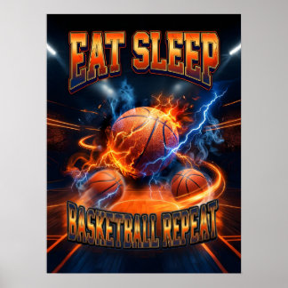 Basketball Poster - Vintage 90er Bootleg Sports
