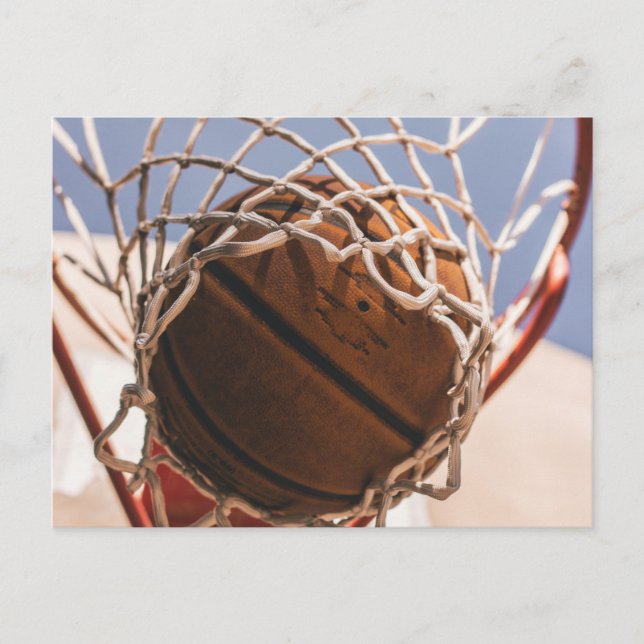 Basketball Postkarte (Vorderseite)