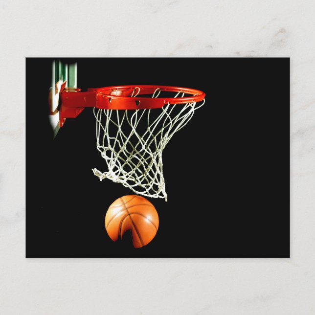 Basketball Postkarte (Vorderseite)