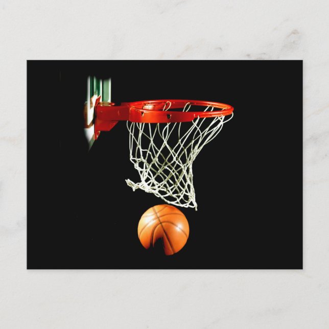 Basketball Postkarte (Vorderseite)