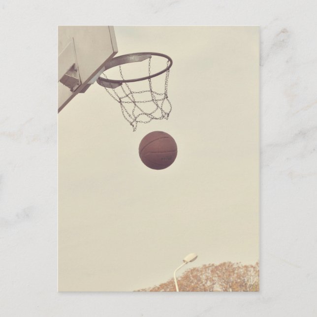 Basketball Postkarte (Vorderseite)