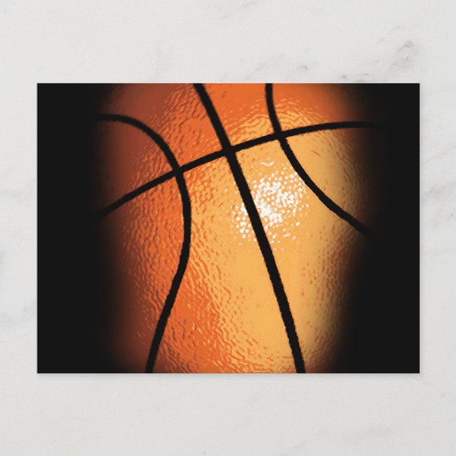 Basketball Postkarte (Vorderseite)