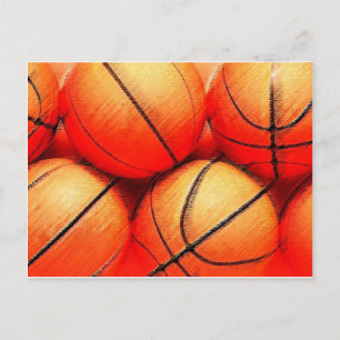 Basketball Postkarte