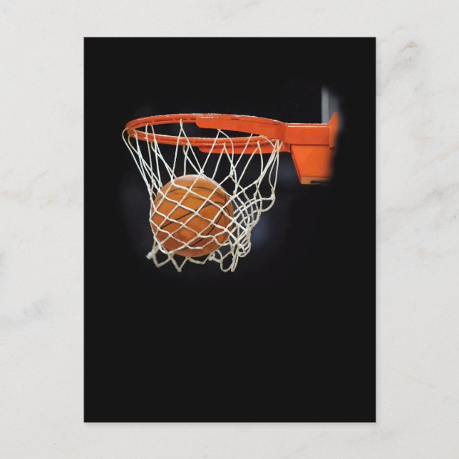 Basketball Postkarte (Vorderseite)