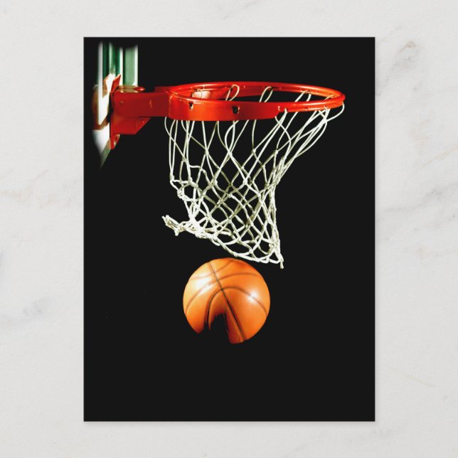 Basketball Postkarte (Vorderseite)