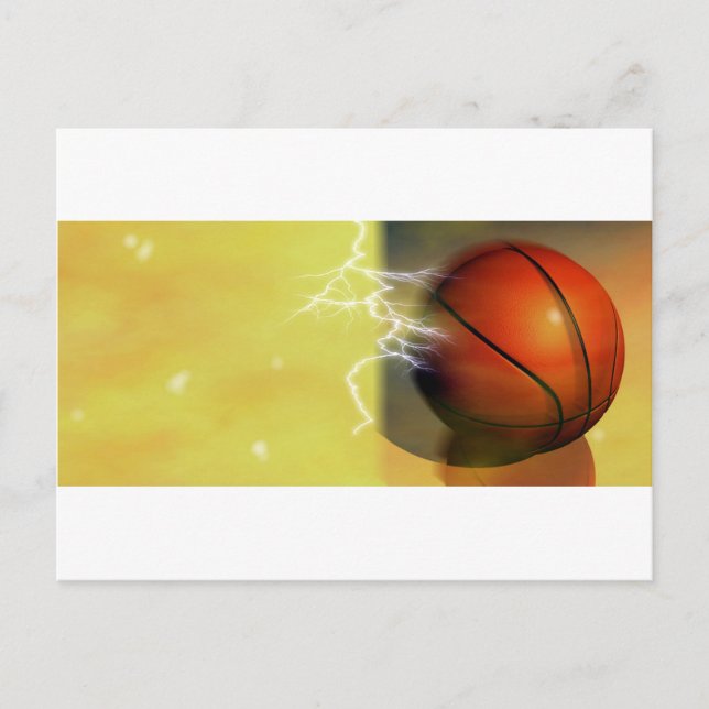 Basketball Postkarte (Vorderseite)