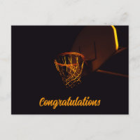Basketball-Postkarten