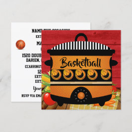 Basketball - Pot Luck - Ansammlung Einladung
