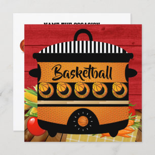 Basketball - Pot Luck - Ansammlung Einladung