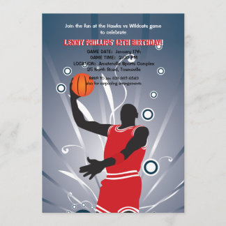 Basketball-Proeinladung Einladung