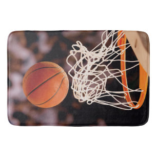 Basketball-Punktestand Badematte
