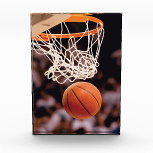 Basketball-Punktestand Fotoblock