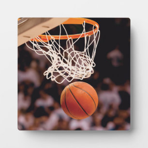 Basketball-Punktestand Fotoplatte