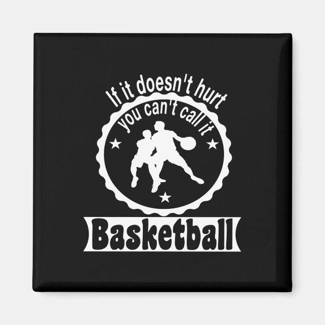 Basketball Redewendungen Team Coach Geschenk Idee Magnet (Vorne)