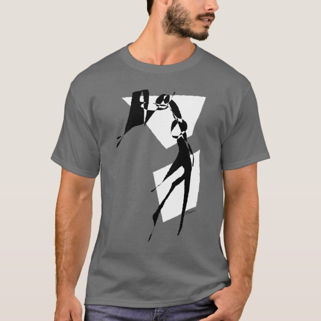 Basketball Retro White T-Shirt (Vorderseite)