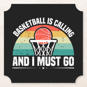 Basketball ruft und ich muss gehen untersetzer