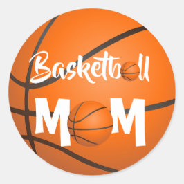 Basketball Runder Aufkleber
