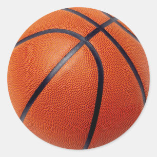 BASKETBALL RUNDER AUFKLEBER