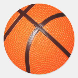 Basketball Runder Aufkleber