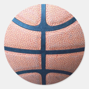 Basketball Runder Aufkleber