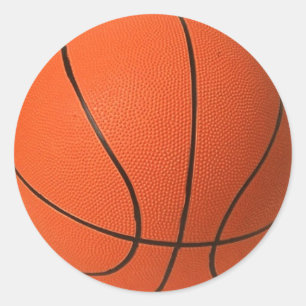 Basketball Runder Aufkleber