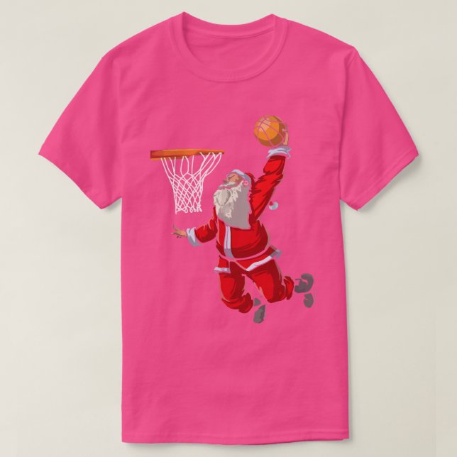 Basketball Santa T-Shirt (Design vorne)