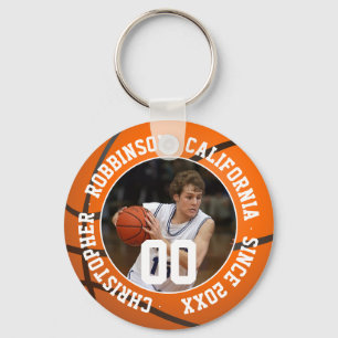 Basketball-Schlüsselanhänger mit Foto- und Spieler Schlüsselanhänger