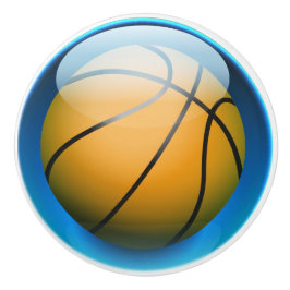 Basketball-Schubknöpfe Keramikknauf