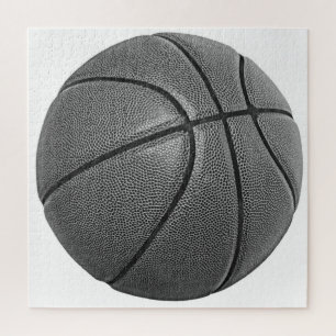 Basketball Schwarz/Weiß Puzzle