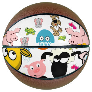 Basketball Schweine Schafe Giraffe