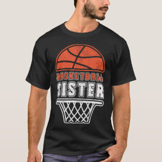 Basketball Schwester Basketball Lover Fan Kinder M T-Shirt