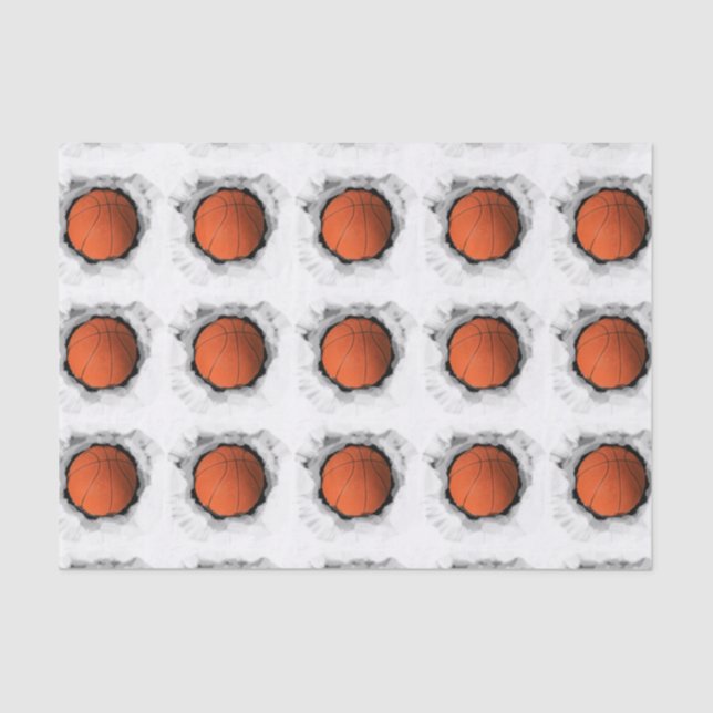 Basketball Seidenpapier (Vorderseite)
