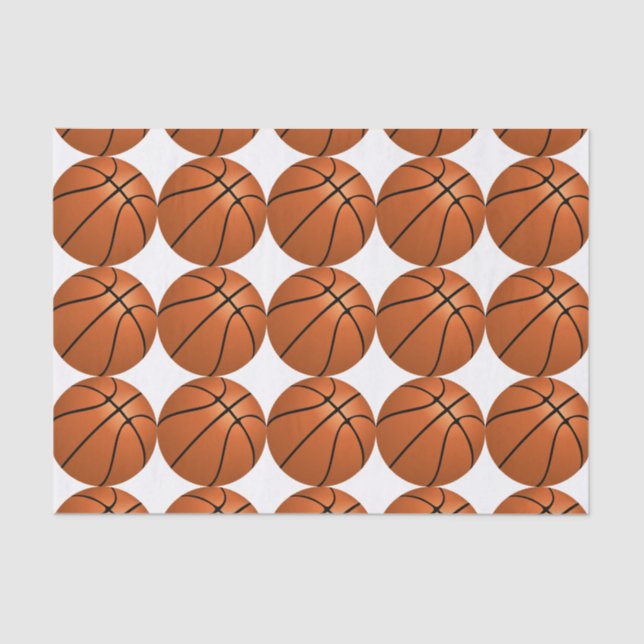 Basketball-Seidenpapier Seidenpapier (Vorderseite)