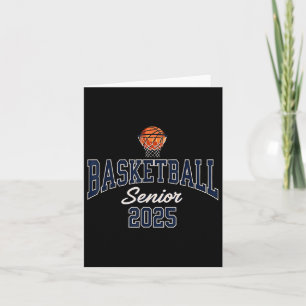 Basketball Senior 2025 Abschluss Cl von 2025 Gradu Karte