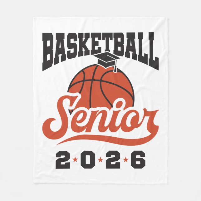 Basketball Senior 2026 Fleecedecke (Vorderseite)